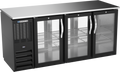 Beverage Air BBN72HC-G-PT-B Back Bar Cabinet, Refrigerated, Pass-Thru