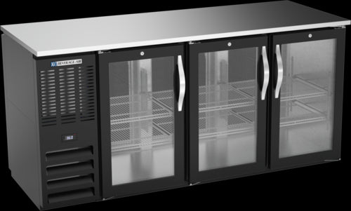 Beverage Air BBN72HC-G-PT-B Back Bar Cabinet, Refrigerated, Pass-Thru