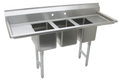 Advance Tabco K7-CS-32 Sink, (3) Three Compartment