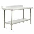 Omcan 44345 Work Table,  40" - 48", Stainless Steel Top