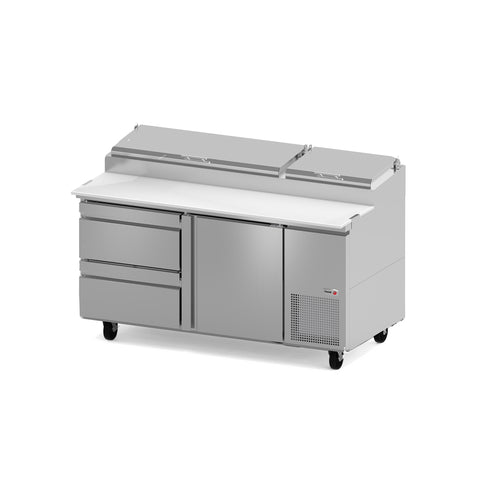 Fagor Refrigeration FPT-67-D2 Refrigerated Counter, Pizza Prep Table