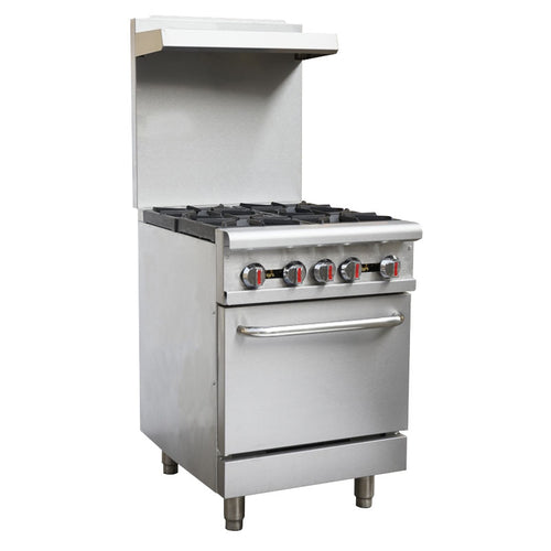 Omcan 46024 Range, 24" Restaurant, Gas