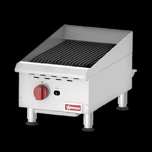 Omcan 43736 Charbroiler, Gas, Countertop