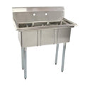 Omcan 39761 Sink, (3) Three Compartment