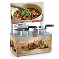 Nemco Food Equipment 6510A-2D4 Food Pan Warmer/Cooker, Countertop