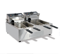 Omcan 34868 Fryer, Electric, Countertop, Split Pot