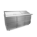 Fagor Refrigeration FMT-72-30-D6-N Refrigerated Counter, Mega Top Sandwich / Salad Unit