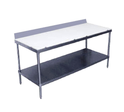 Tbco Kitchen Advance Tabco SPS-246 Work Table, Poly Top – Direct Kitchen Equipment