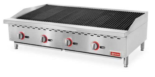 Omcan 47766 Charbroiler, Gas, Countertop