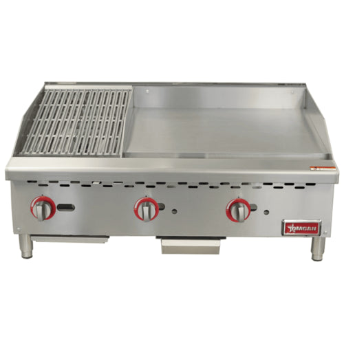 Omcan 48296 Griddle / Charbroiler, Gas, Countertop