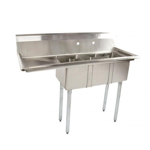 Omcan 39762 Sink, (3) Three Compartment