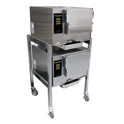 AccuTemp E32081D060 DBL Steamer, Convection, Electric, Boilerless, Floor Model