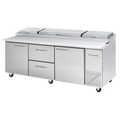 Blue Air BAPP93-D2M-HC Refrigerated Counter, Pizza Prep Table
