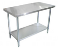 Omcan 47722 Work Table,  54" - 62", Stainless Steel Top