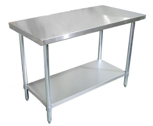 Omcan 47722 Work Table,  54" - 62", Stainless Steel Top
