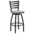 Omcan 47593+69745 Bar Stool, Swivel, Indoor