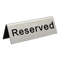 Omcan 80013 Tabletop Sign, Tent / Card