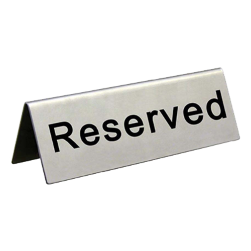 Omcan 80013 Tabletop Sign, Tent / Card