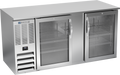 Beverage Air BB68HC-FG-S Back Bar Cabinet, Refrigerated
