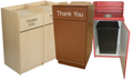 Atlanta Booth and Chair R100L Trash Receptacle, Cabinet Style