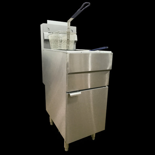 Omcan 46019 Fryer, Gas, Floor Model, Full Pot