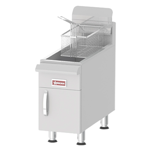 Omcan 43086 Fryer, Gas, Countertop, Full Pot