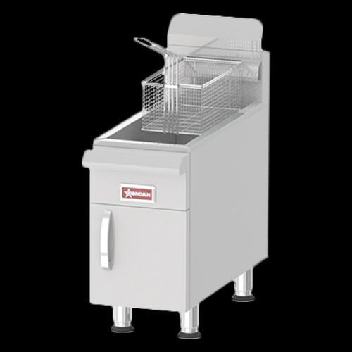 Omcan 43086 Fryer, Gas, Countertop, Full Pot
