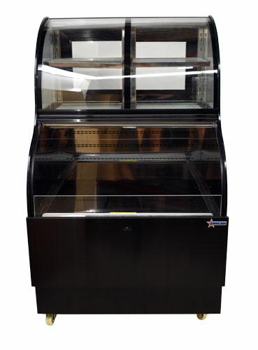 Omcan 47106 Display Case, Refrigerated, Dual Serve