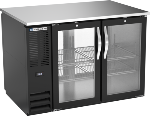 Beverage Air BB48HC-FG-PT-B Back Bar Cabinet, Refrigerated, Pass-Thru