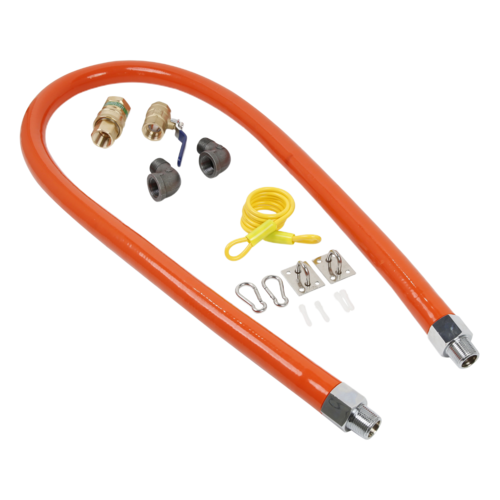 Omcan 47775 Gas Connector Hose Kit / Assembly