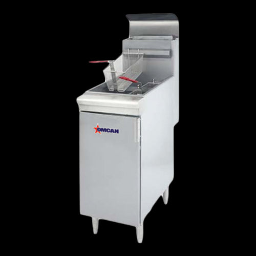 Omcan 43545 Fryer, Gas, Floor Model, Full Pot