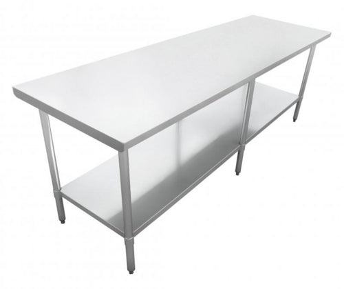 Omcan 47724 Work Table,  73" - 84", Stainless Steel Top