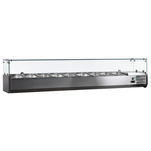 Omcan 46680 Refrigerated Countertop Pan Rail