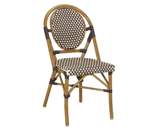 G & A Commercial Seating 808 Chair, Side, Stacking, Outdoor