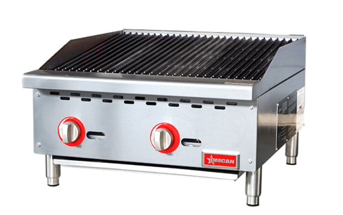 Omcan 47377 Charbroiler, Gas, Countertop