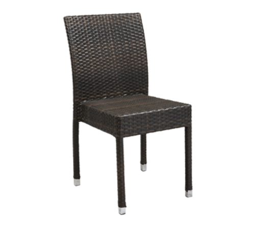 G & A Commercial Seating 840-ESPRESSO Chair, Side, Stacking, Outdoor