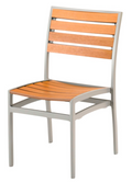 Atlanta Booth and Chair OD311-NAT Chair, Side, Outdoor