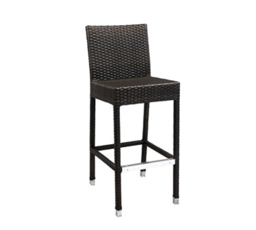 G & A Commercial Seating 940-ESPRESSO Bar Stool, Outdoor