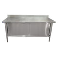 Omcan 24408 Work Table, Cabinet Base Sliding Doors