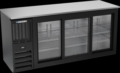 Beverage Air BBN72HC-GS-B Back Bar Cabinet, Refrigerated