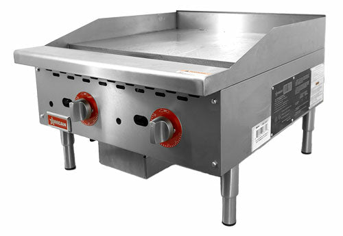 Omcan 47371 Griddle, Gas, Countertop
