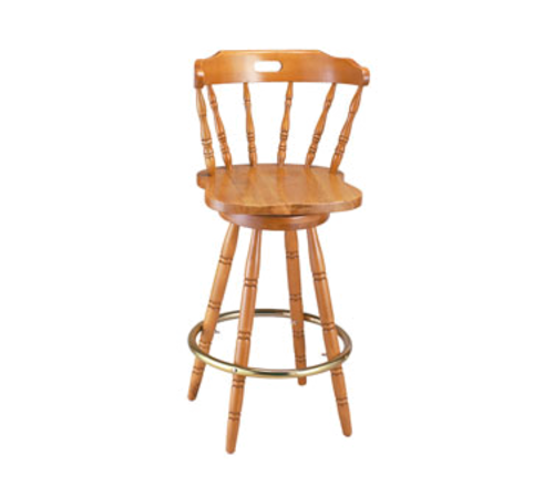 G & A Commercial Seating 9850SS Bar Stool, Swivel, Indoor