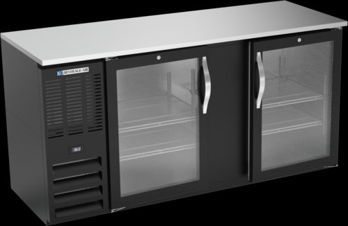 Beverage Air BBN68HC-FG-B Back Bar Cabinet, Refrigerated