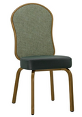 G & A Commercial Seating 2501-AL COM/GR4 Chair, Side, Stacking, Indoor