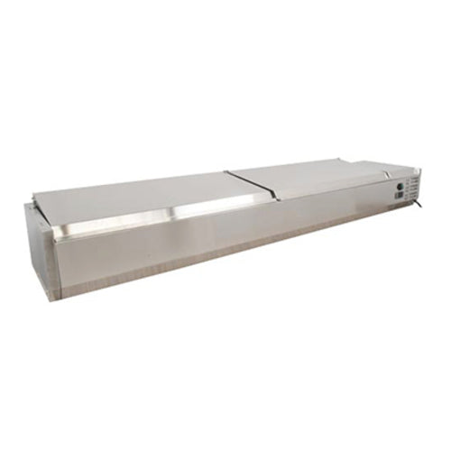 Omcan 46657 Refrigerated Countertop Pan Rail