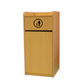Omcan 43840 Trash Receptacle, Outdoor/Indoor