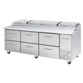 Blue Air BAPP93-D6-HC Refrigerated Counter, Pizza Prep Table