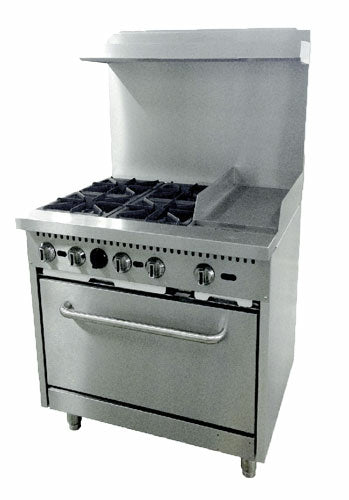 Omcan 46025 Range, 36" Restaurant, Gas