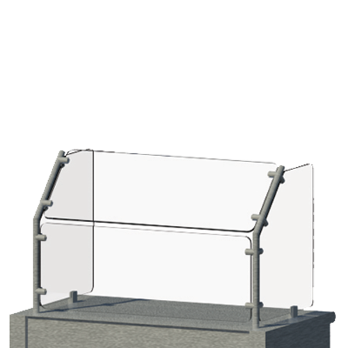 Advance Tabco AFC-48 Sneeze Guard, Stationary