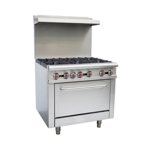 Omcan 43151 Range, 36" Restaurant, Gas